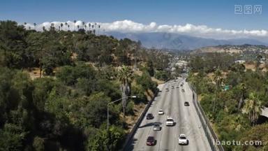 通往<strong>洛杉矶</strong>的帕萨迪纳高速公路